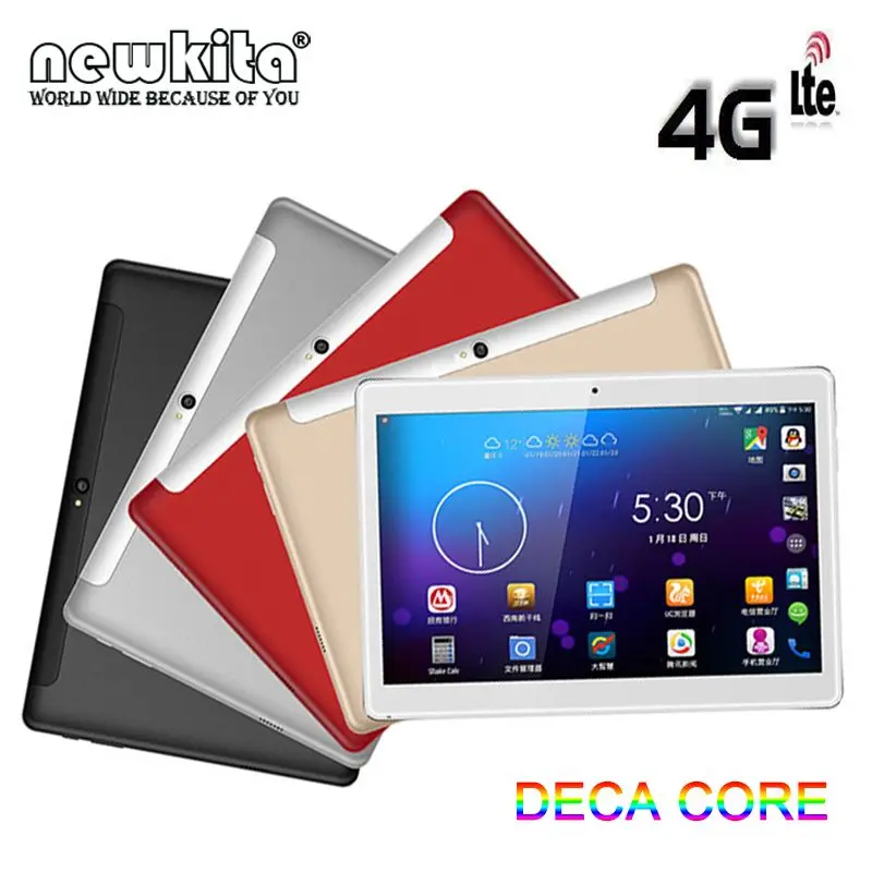 10.1 inch MT6797 Deca Core Tablet PC Android 7.0 P+G 1920*1200 IPS Screen 128GB Rom Dual-Band 5G Wi