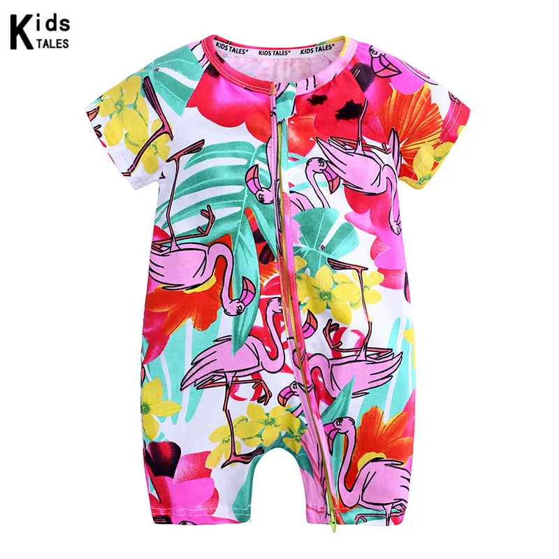 

2019 Newborn clothes cotton rompers modis baby boy girl clothes short-sleeved shorts jumpsuits roupas de bebe HY084
