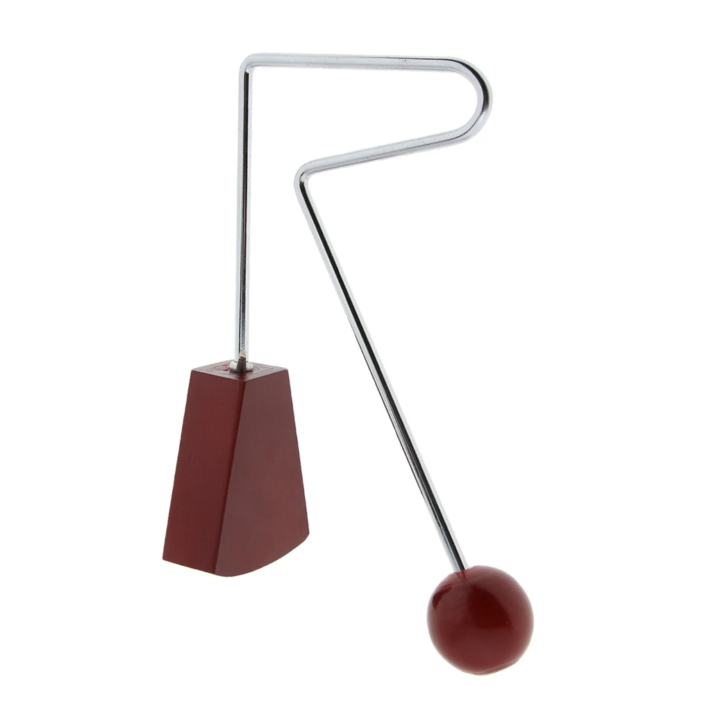 Wooden Vibraslap Hand Percussion for Children Kids Musical Toy Gift Sound Can be Varied Simply by Rotating the Sound Chamber