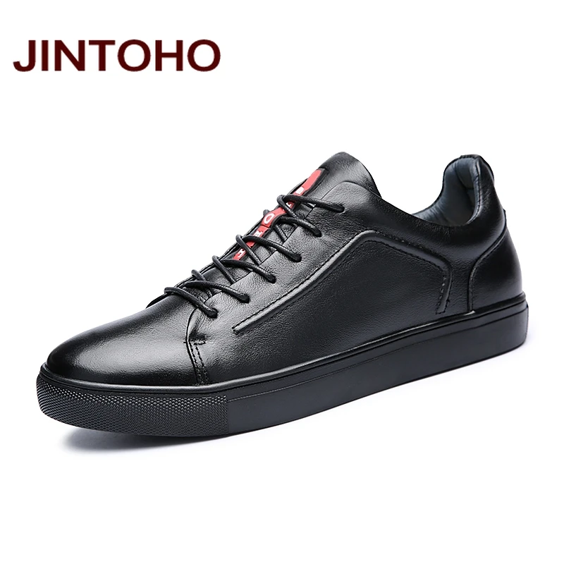 black leather shoes casual