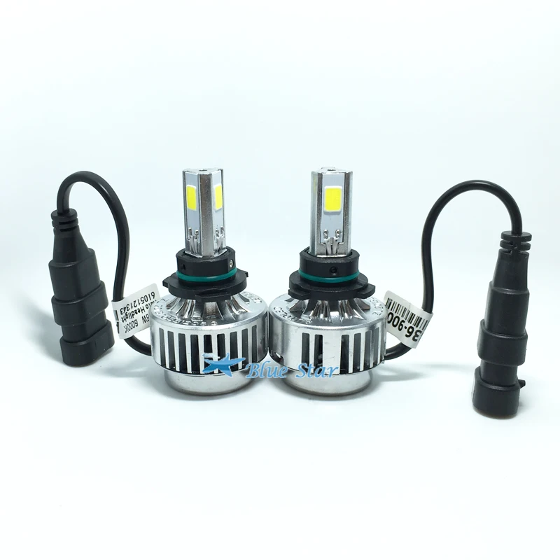 3 COB H8 H9 Headlight H11 bulb 12V 72W 6600LM Auto LED car headlamps