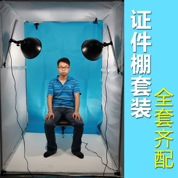 

studio softbox kit box camera to take Documents ID High quality Professional Photography Studio Kit Nylon single lamp*3 CD50