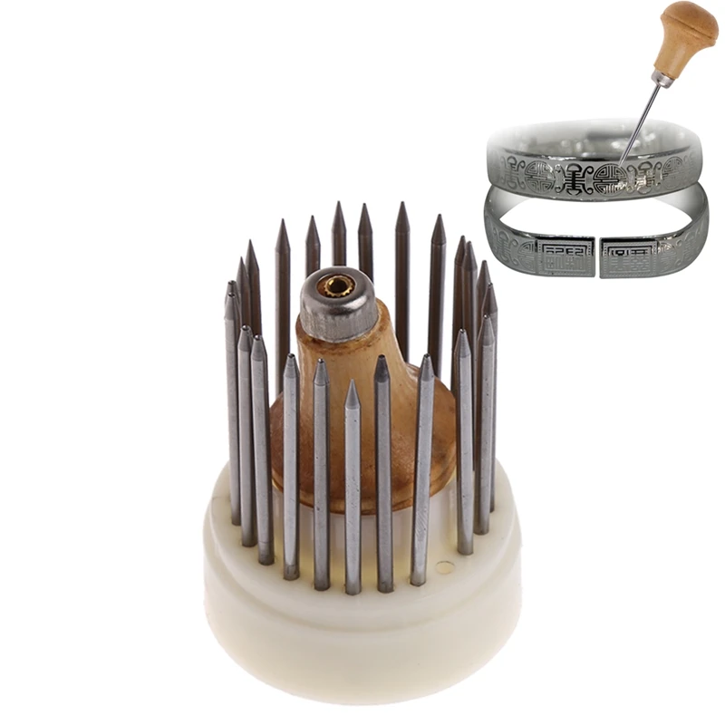 JAVRICK 23 Pcs Beading Grain Jewellery Tool Diamond Stone Beader Set