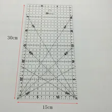1 шт./(15*30 см) Прозрачный Швейные Инструмент, швейные Машины, Аксессуары, ткань для Шитья Лоскутное ПОДЕЛКИ Ручной Работы Канцелярские