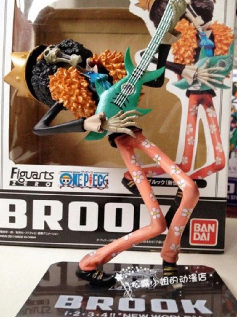 17cm Japanese Anime One Piece P O P Sailing Again New World Brook Figuarts Zero Pvc Figure New In Box Gift Figure Mp3 Figure Beautyfigure Anime Aliexpress