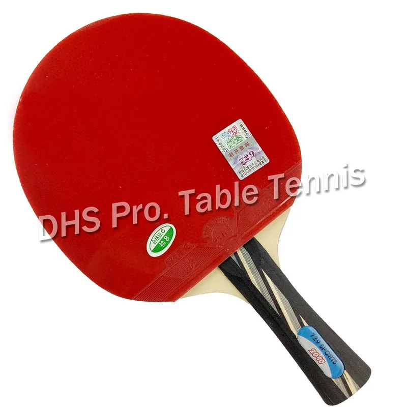 RITC 729 2040 # pips-in настольный теннис pingpong ракетка + летучая мышь чехол Shakehand длинная ручка FL