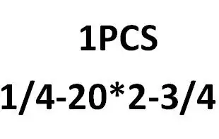 1/4-20*3/8,1/2,5/8. 3 Зубья 304 из нержавеющей стали британские шестигранные болты, GB5783 UNC американские шестигранные винты - Цвет: Фиолетовый