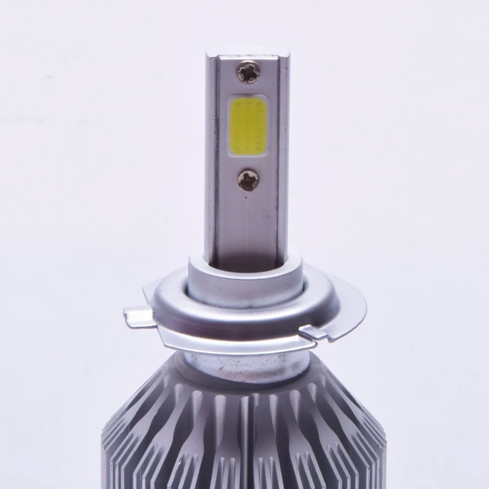 2pcs 6000LM LED headlight base have H7 30W 6500K White can be fog lamp DC12|h7 led headlights|h7 ledled |