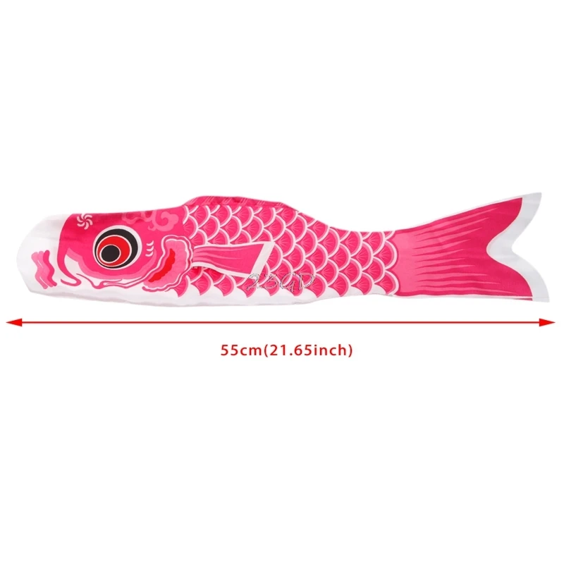Красивые 55 см носки Koi Nobori с изображением карпа Koinobori, цветные носки с изображением рыбы и флага, Настенный декор MAY20_40