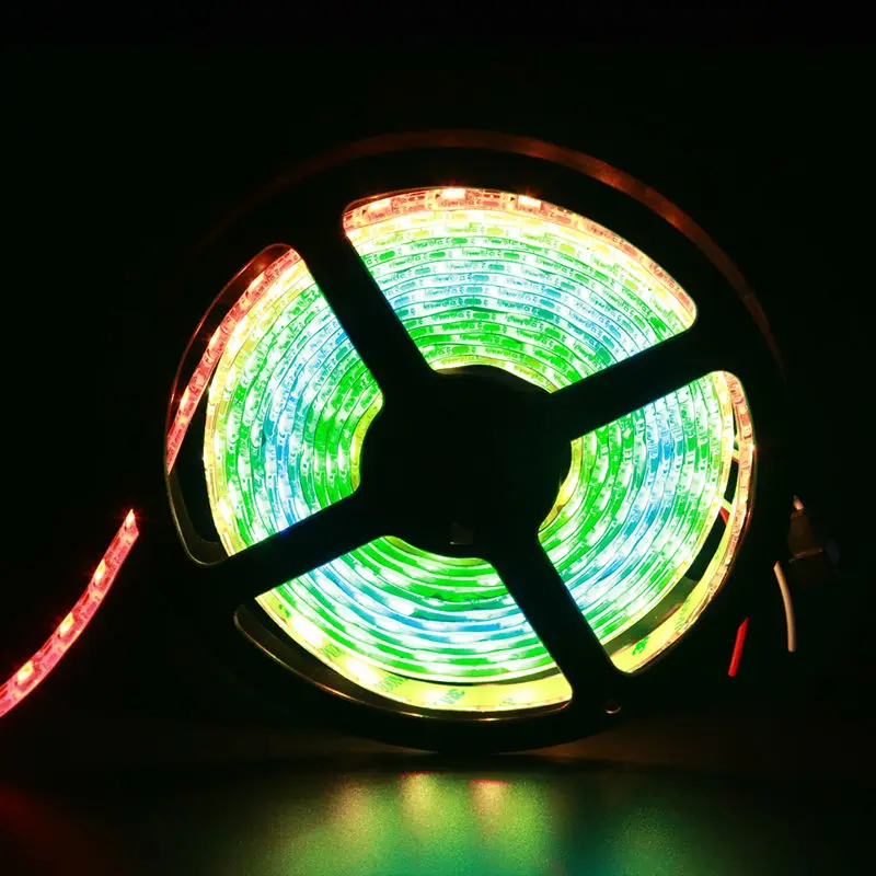 

5V WS2812 LED Pixel Strip Light,60pcs 5050 SMD RGB 4PIN WS2812B/M with 60pixels WS2811 TV Tape;White/Black PCB,Waterproof IP65