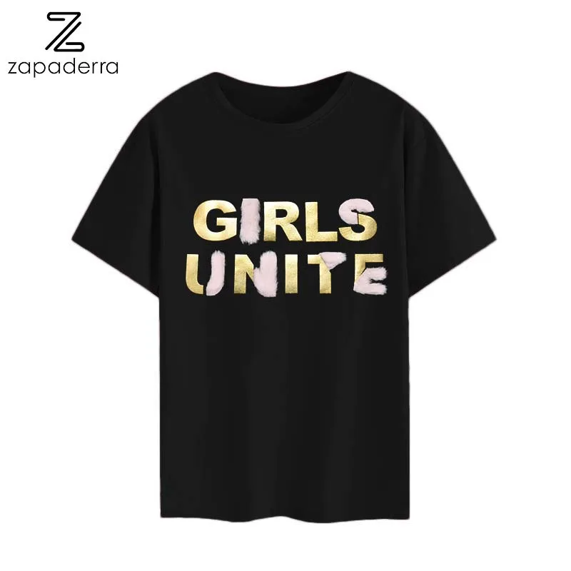 

Zapaderra 2019 Women Print T-Shirt Cotton Soft Nap T shirt Top Big Plus Size Tshirt Pink Female Tops Short Tee Shirt Girls White