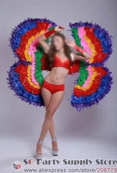 

New Arrival beautiful Victoria colorful Angel Wings for Studio photography wedding decorations models show/performance COSPLAY l