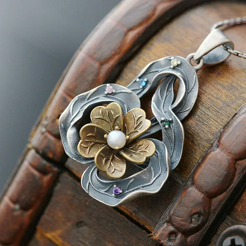 

Ecoworld Ge silver wholesale 925 Sterling Silver Pearl Pendant pendant Handmade Silver Womens Silver Pendant