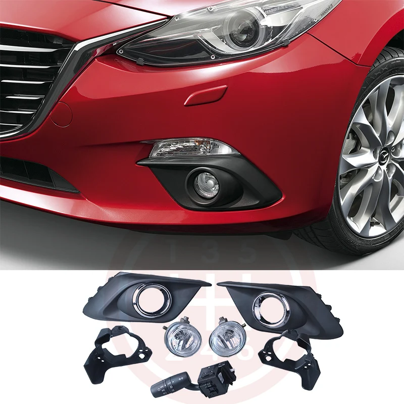 

OEM Fog Lights Lamp Kit for Mazda 3 mazda3 2014 2015 2016 With Auto