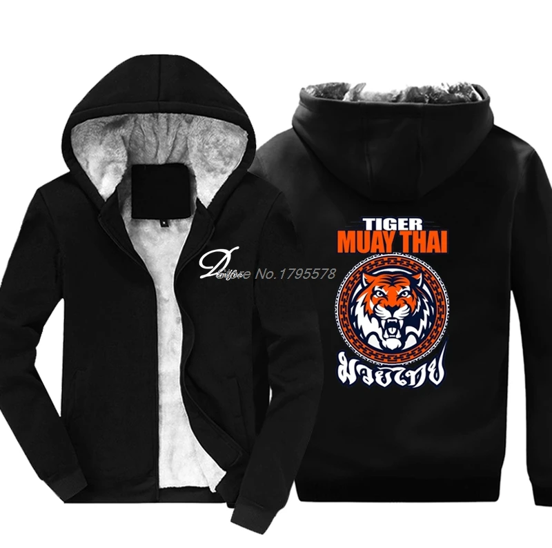 

Men Muay Thai Tiger Men Tiger Muay Thai 3 Thailand Martial Art Hoodie Casual Thicken Hoody Keep Warm Sweatshirt Hip Hop Jacket