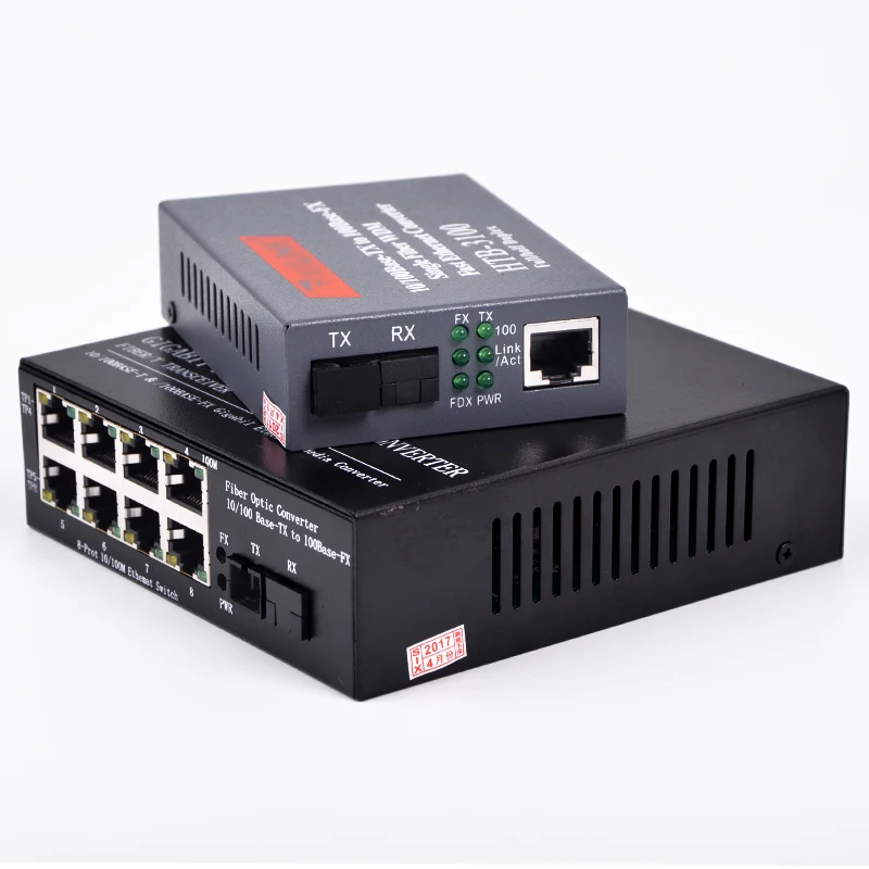 1 пара 10/100 Мбит/с волоконно-оптический Media Converter 1 CH * SC 8 CH * RJ45 Netlink конвертер 1 CH * SC 1 CH * RJ45 волоконно-оптический трансивер