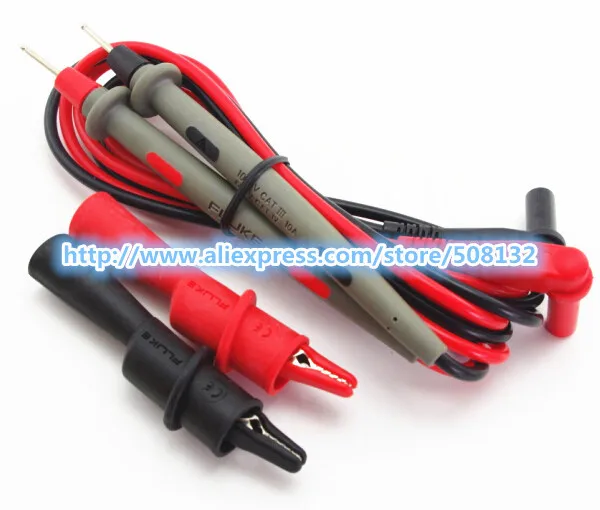 

FLUKE test lead TL71 + Alligator Clip AC175 Use For fluke multimeter Meter 115 116 117 175 177 179 87v 88v 77 287 289 187 189