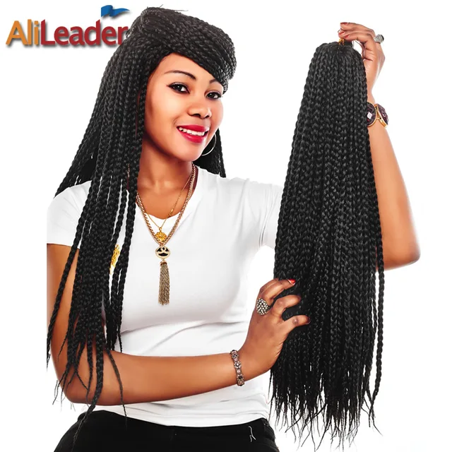 Alileader Crochet Box Braids 12 30 Inch Short Medium Long Size Alileader Crochet Box Braids 12 30 Inch Short Medium Long Size Synthetic Hair Kanekalon Pre