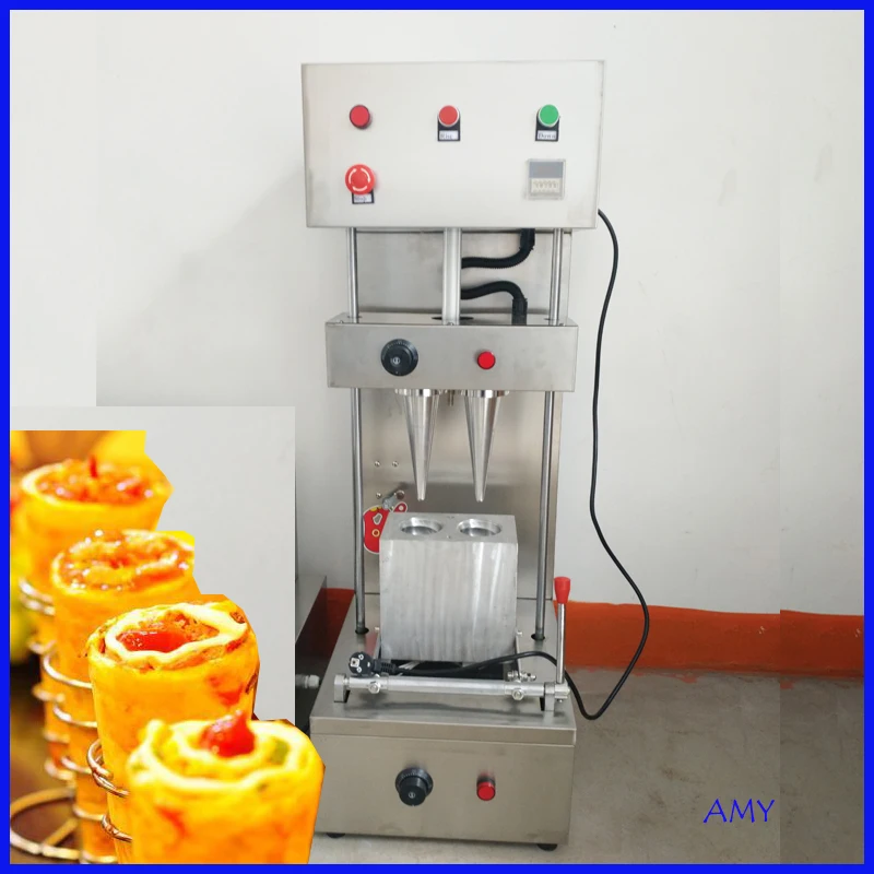 

2 Mounds pizza cone machine pizza cone oven with cone display