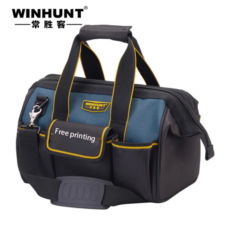 WINHUNT Free Private Print Words Tool Bag Organizer Upgraded version Oxford Cloth Tools Bag Waterproof Tool Bag Electrician WINHUNT Free Private Print Words Tool Bag Organizer Upgraded version Oxford Cloth Tools Bag Waterproof Tool Bag Electrician