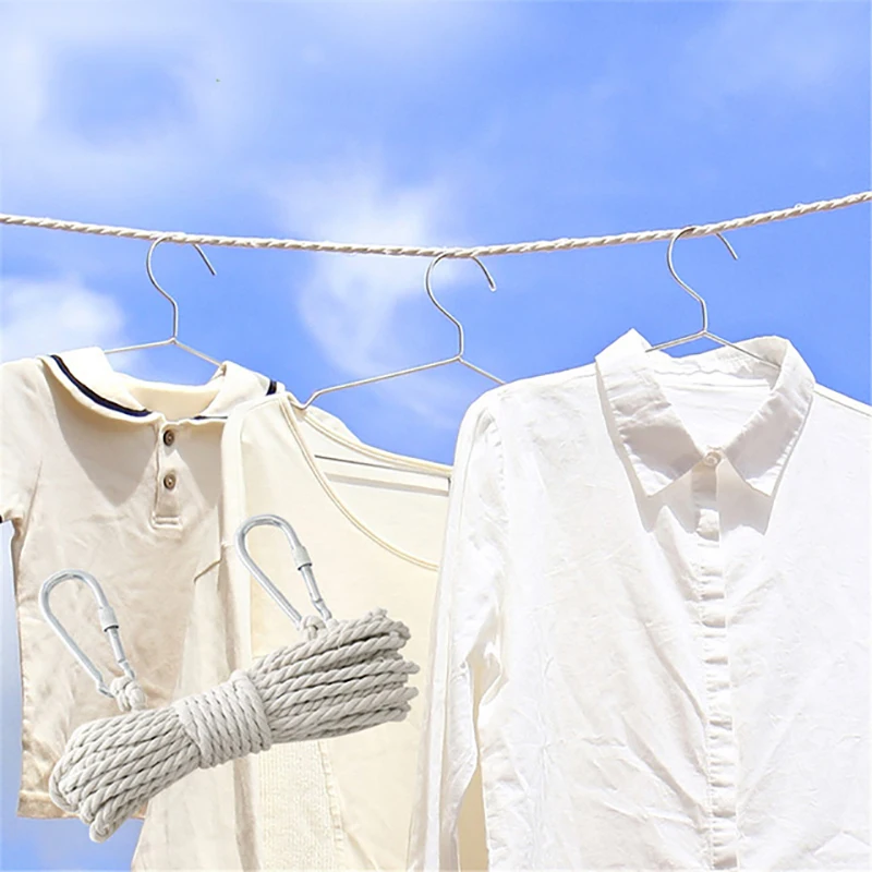 10 м многофункциональная линия одежды веревка бельевая сушилка зажимы вешалки для одежды стальная линия одежды прищепки для путешествий