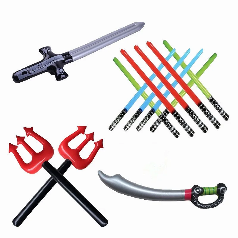 90CM GREEN Light Saber//Sword Toy INFLATABLE LIGHT STICK