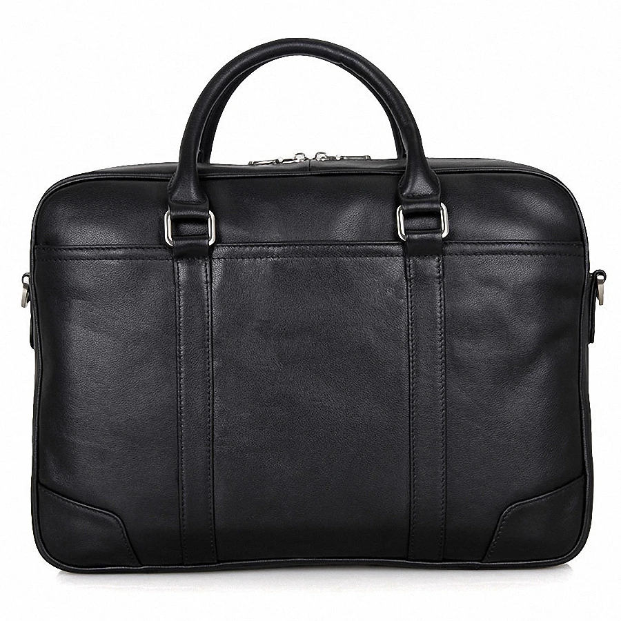 Totes 1650 15 6 Li Lässig Leder Umhängetasche Echte Business Zoll Messenger Laptoptasche Handtasche Aktentasche Black Männer x6Y8zx