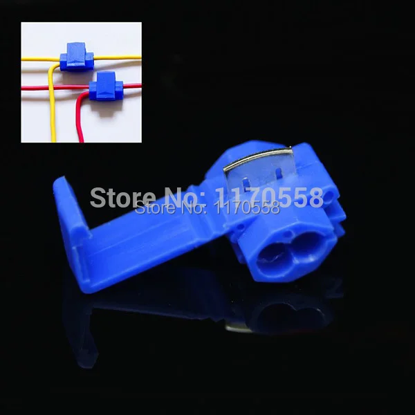

100 pcs/lot Wire terminals quick wiring connector cable clamp AWG 18-14