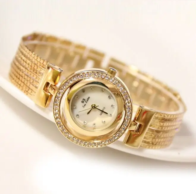 

Free Shipping High Quality Famous brand Luxury Women Watch Lady Dress Watch  Rhinestone Full Crystal Bangle Watches Female