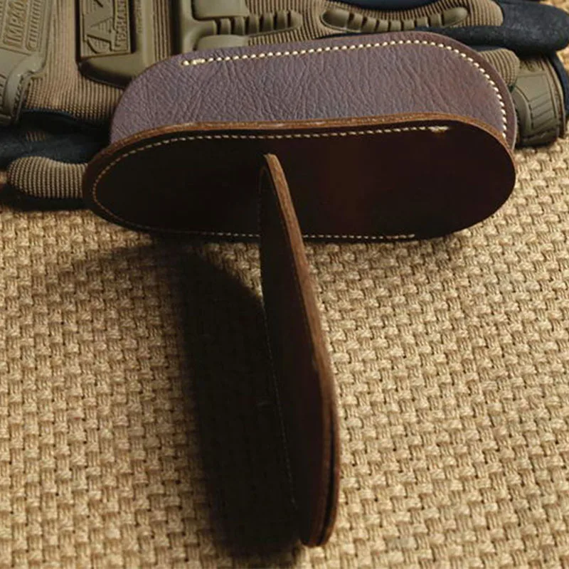 Genuine Leather Knife Scabbard Knife Sheath Scalp Leather Case Folding Cover EDC Dagger Tool Accessories 1PC knife sheaths