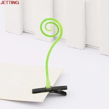 

Novelty grass clips popular headwear clasp antenna hairpins 4*6cm hair pin bean sprout headwear hair claw clip