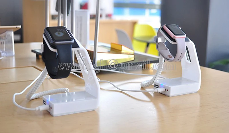 Relógio de Segurança do Assaltante Titular para Relógios Prevenção de Perda Apple Alarme Suporte Anti-roubo Expositor Inteligentes Loja Varejo Exposição 10x 10 inteligentes loja varejo prevenção de perda exposição