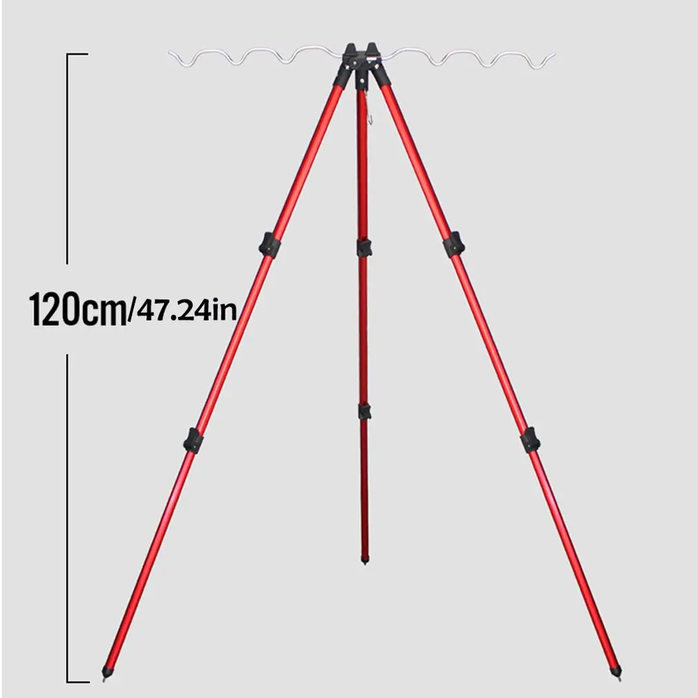 62/120 см Портативный держатель удочки Регулируемый Морская Рыбалка Кронштейн Универсальный телескопический легкий штатив-Трипод стойка растягивающийся