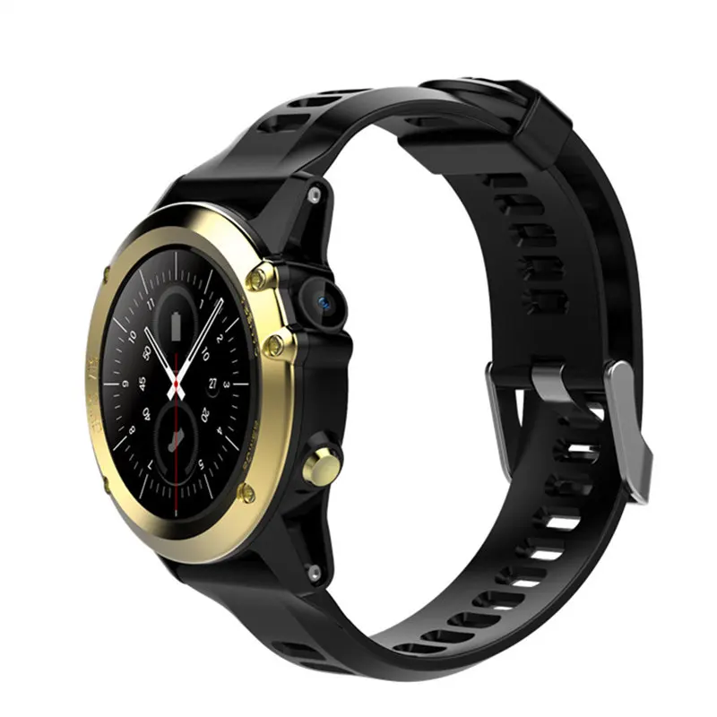 gold H1 gps Wifi 3g Смарт часы MTK6572 IP68 Водонепроницаемый 1,39 дюймов 400*400 монитор сердечного ритма 4 Гб+ 512 МБ для Android IOS камера 500 Вт - Цвет: gold