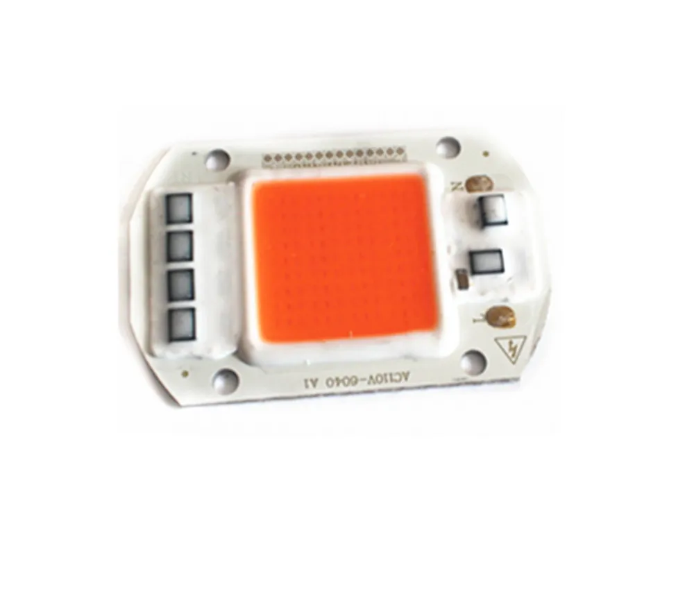 

50W full spectrum 380-840nm LED Floodlight COB Chip 110V 220V Input Integrated Smart IC Driver