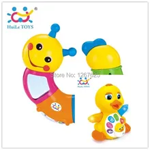 Bebe Rattles Twist-colored Worm Brinquedo para Electric EQ Yellow Duck Baby Toys Free Shipping Huile Toys 786B & 808