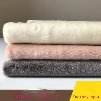 

Rabbit fur rabbit bunny fabric rabbit fur artificial fur scarf bib clothing shoes toy fabric