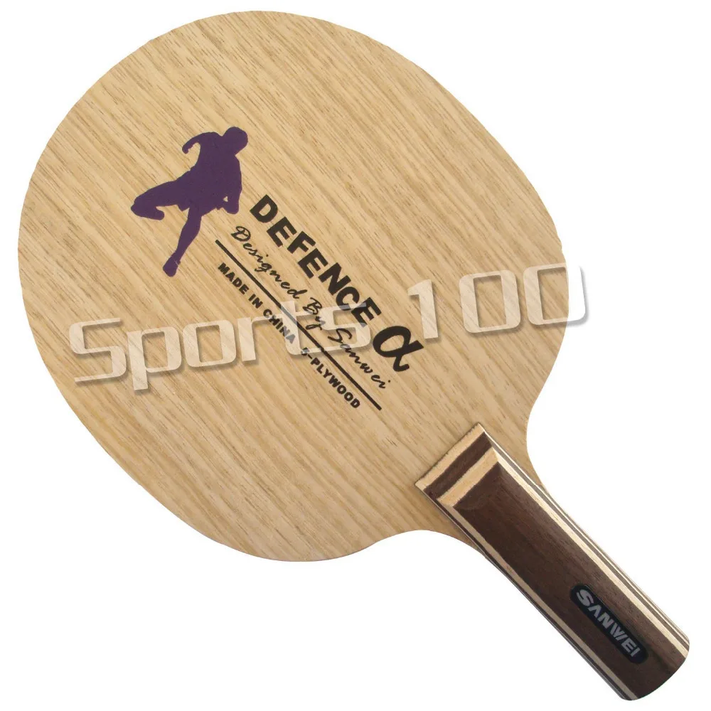 Sanwei DEFENCE a настольный теннис пинг-понг лезвие shakehand длинные handel прямо ST