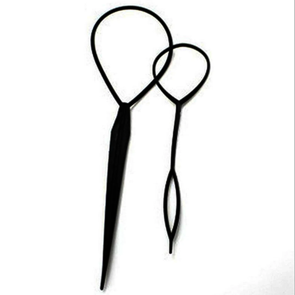 1Pair Ponytail Creator Plastic Loop Styling Tools New Plastic Magic Topsy Tail Hair Braid Ponytail Styling Maker Clip Tool 1 Set 1Pair Ponytail Creator Plastic Loop Styling Tools New Plastic Magic Topsy Tail Hair Braid Ponytail Styling Maker Clip Tool 1 Set