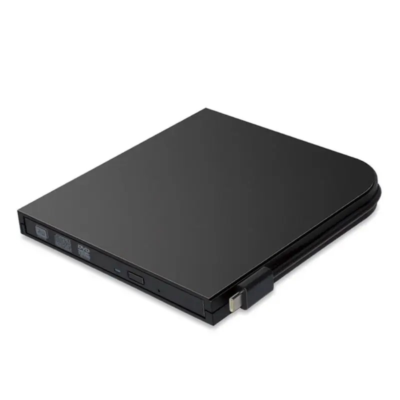 Портативный внешний накопитель type-C Usb 3,0 DVD CD RW горелка Писатель мобильный оптический привод для ноутбука и настольного компьютера и