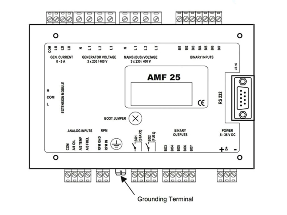 Блок автозапуска AMF25, контроллер управления AMF Genset модуль управления AMF25