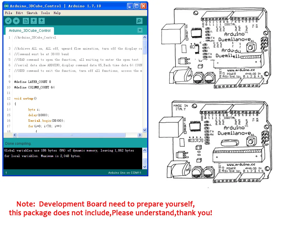 DIY 3D8 многоцветный мини свет куб kit с Отличной анимации 3D 8 8x8x8 пикселей Электронный наборы/Младший