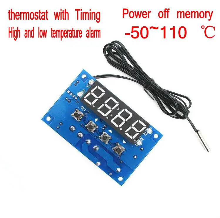 DC 12V Timing Digital LED Temperature Controller Thermostat Control