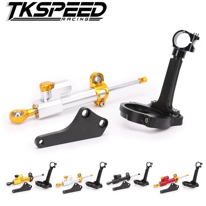 

Motorcycle Accessories Support CNC Adjustable Steering Stabilize Damper Bracket Mounting Kits Fit for Kawasaki ER6N 2006-2008