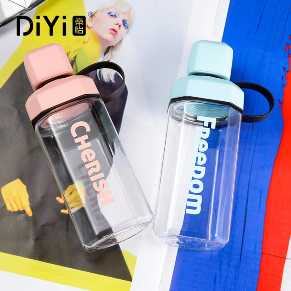 DIYI NEW MALE AND FEMAL WATER BOTTLE PORTABLE AND LEAKPROOF SIMPLE