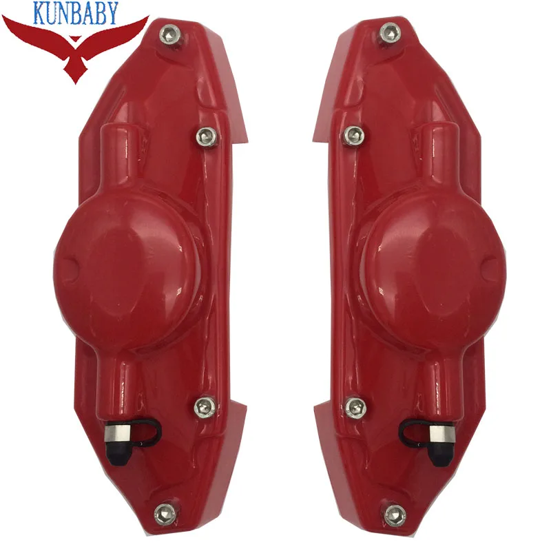 

KUNBABY Brake Caliper Cover Kit Car Sticker Without Logo Size S Red Car Styling Decoration