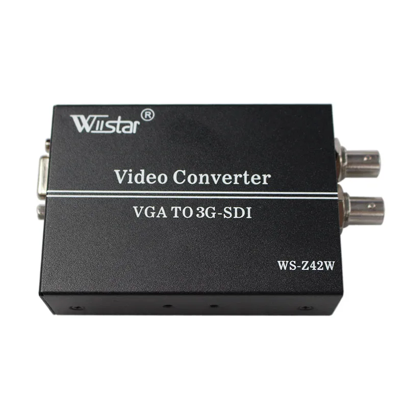 

wiistar vgaTO sdi Converter BNC HD 3G vga to sdi 1080P+ Audio Scaler Converter SMPTE 425M 424M 292M DH