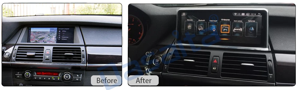 Cheap 10.25 inch Android 9.0 Car GPS Navigation Radio For BMW X5 E70 X6 E71 2007 2008 2009 2010 2011 2012 2013 2014 with CCC CIC 32GB 2