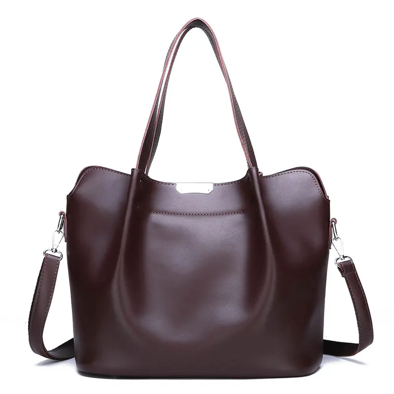 Роскошные сумки, женские сумки, дизайнерские сумки из спилка, женские сумки, брендовые сумки с верхней ручкой, женские Сумки из искусственной кожи, сумки через плечо - Color: Brown