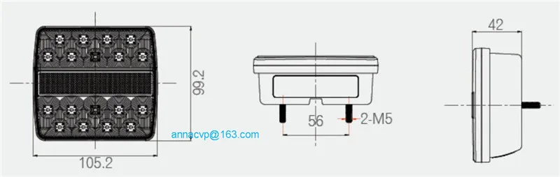 100 PAIR Tail LED Lights Lamp Pair Boat Trailer Waterproof Submersible 12V Trailer Parts